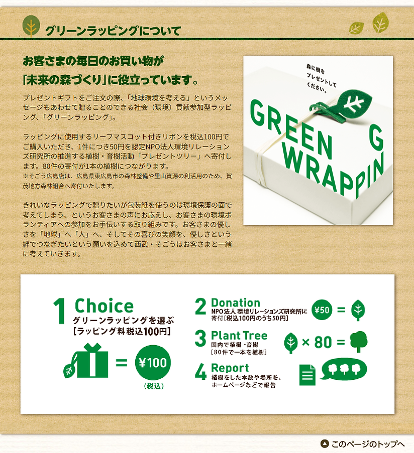 【remuage417様】専用・緑360g×2袋≪フォロー＆リピート割特価≫ グリーンラッピング | 西武・そごう