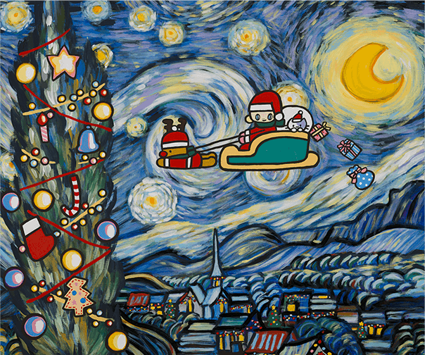 西武・そごうのクリスマス「ART CHRISTMAS 2023 with Maki Hosokawa～想像が、世界をもっと楽しくする。」
