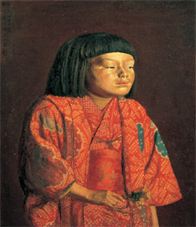岸田劉生《童女図（麗子立像）》1923年