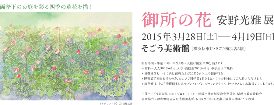 御所の花　安野光雅 展