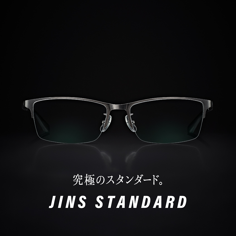 《JINS》【究極のスタンダード】JINS STANDARDシリーズ 新型登場