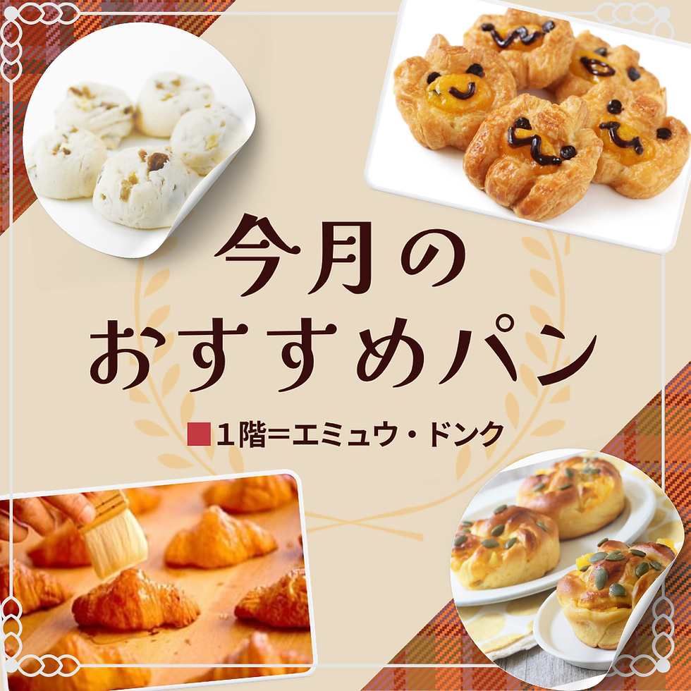 今月のおすすめパン